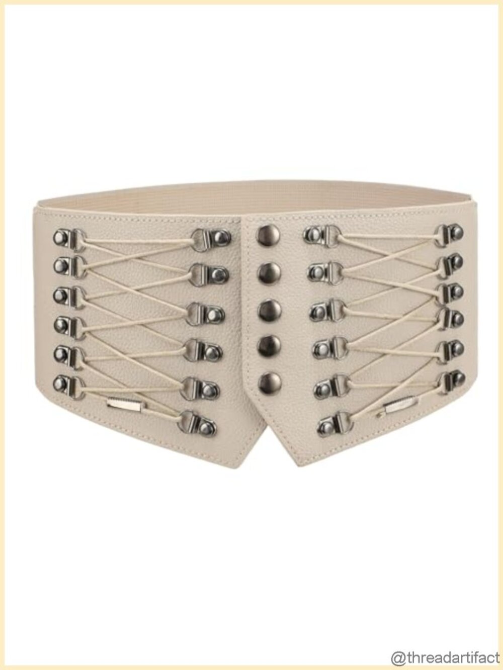 Women's Wide Elastic Corset Belt Renaissance Gothic Waist Cinch Belt for Dresses